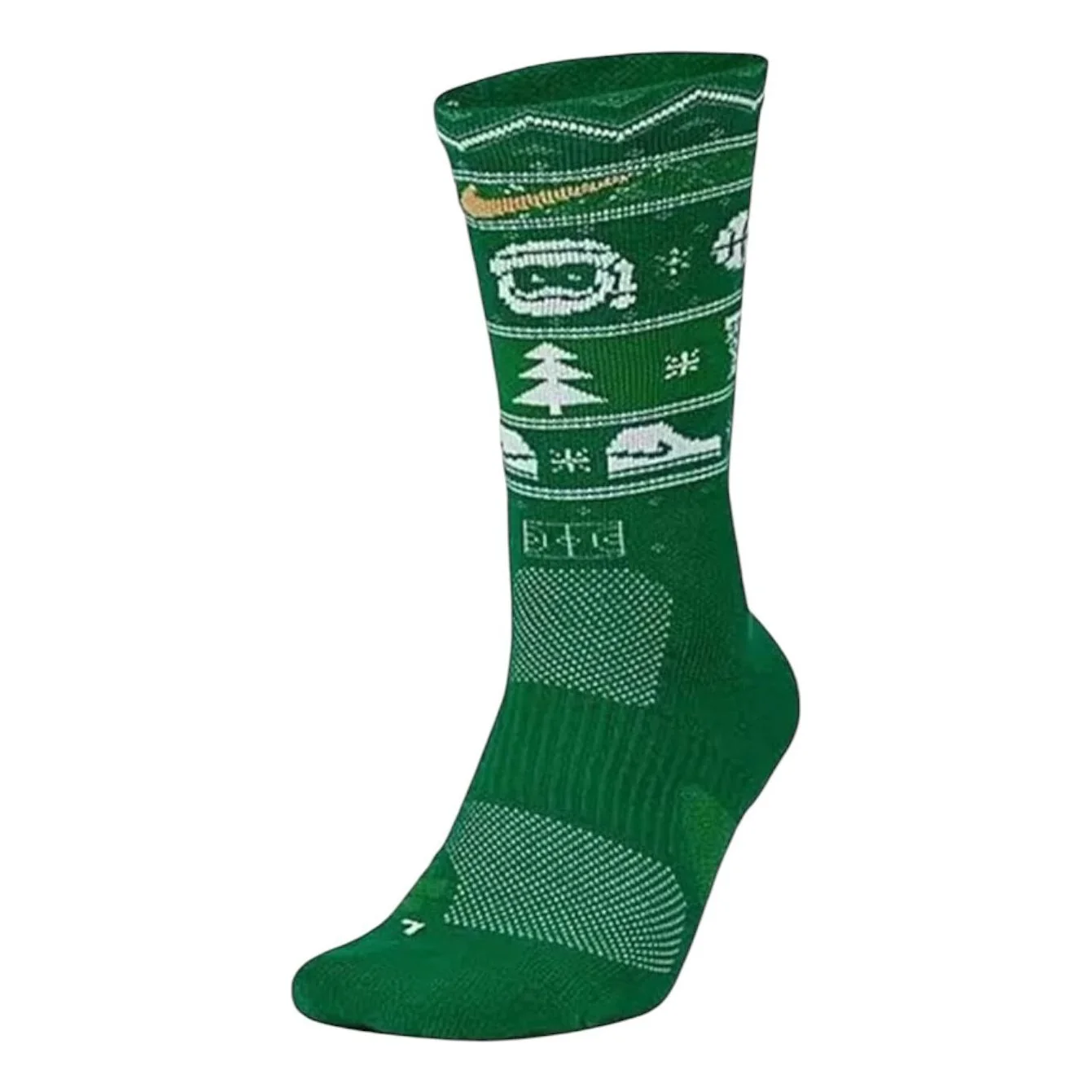 (PS) Nike Holiday Elite Crew Socks 'Green' BN1180-E0J