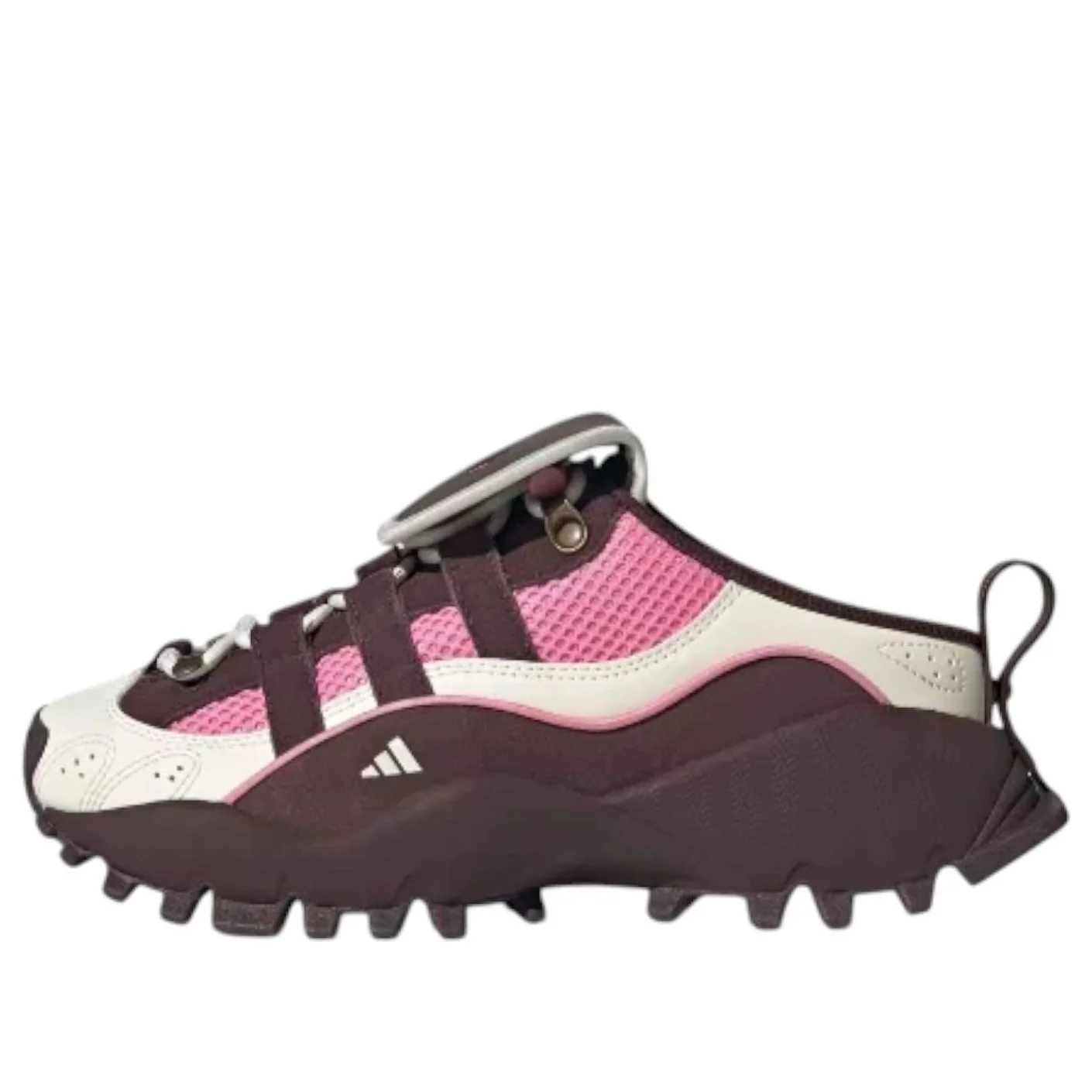 (WMNS) adidas Seeulater Mule 'Brown Pink' KJ4043