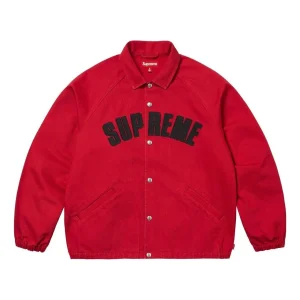 Supreme Arc Denim Coaches Jacket 'Red' SS25J62-RED
