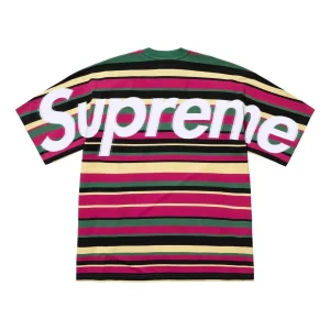 Supreme Intarsia Short-Sleeve T-Shirt 'Stripe' SS25KN13-STRIPE