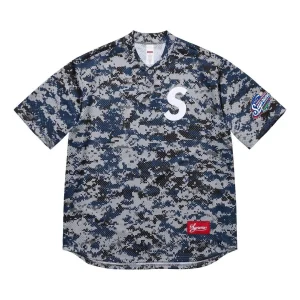Supreme S Logo Baseball Henley 'Digi Camo' SS25KN95-DIGI-CAMO