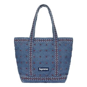 Supreme x B.B. Simon Denim Tote Bag SS25 'Washed Indigo' SS25B22-WASHED-INDIGO