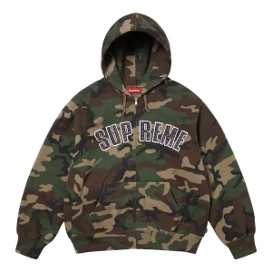 Supreme x B.B. Simon Zip Up Hooded Sweatshirt 'Woodland Camo' SS25SW50-WOODLAND-CAMO