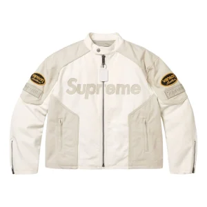 Supreme x Vanson Leathers x Cordura Cotton Jacket 'White' SS25J53-WHITE