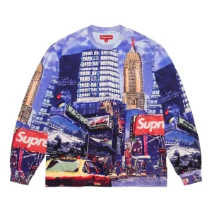 Supreme Skyline Sequin Long-Sleeve T-Shirt 'Day' SS25KN56-DAY