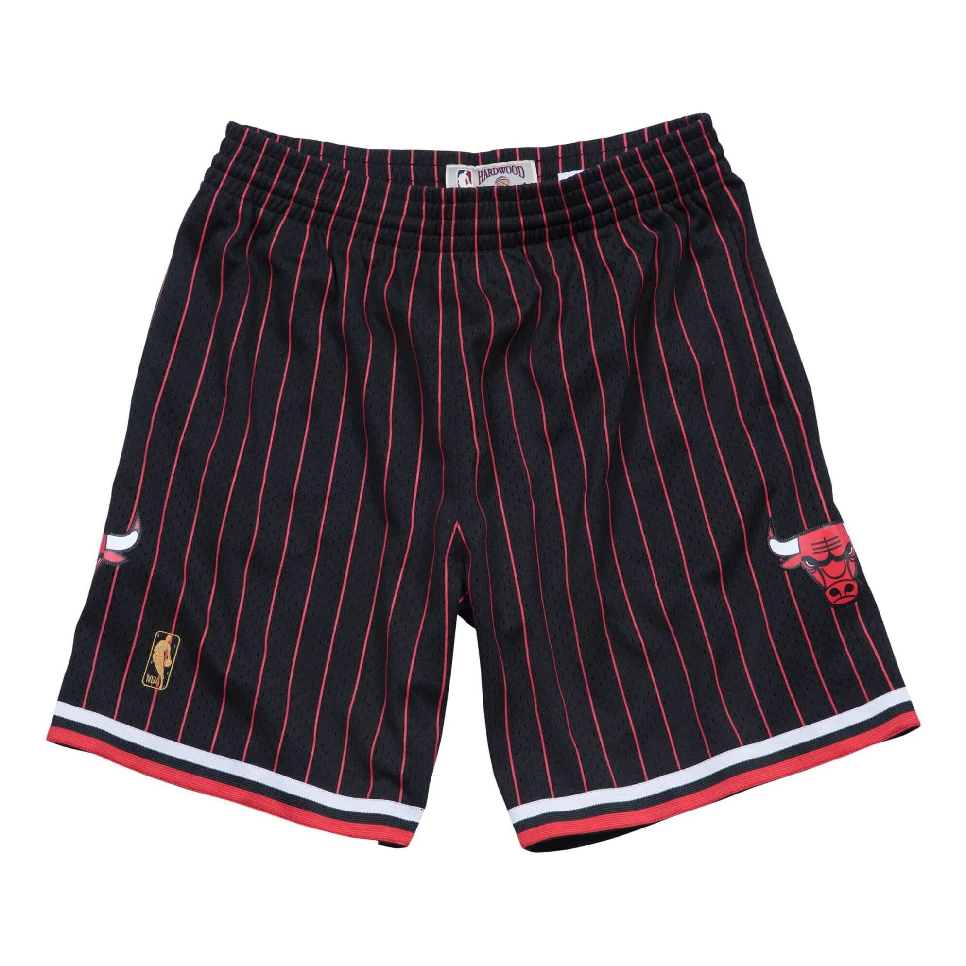 Mitchell & Ness NBA Swingman Shorts Chicago Bulls Alternate 1996-97 'Black Red' SMSHAC18022-CBUBLCK96