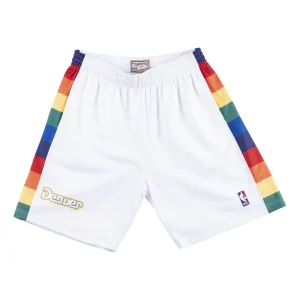 Mitchell & Ness NBA Swingman Shorts Denver Nuggets 1991-92 'White' SMSHCP18152-DNUWHIT91