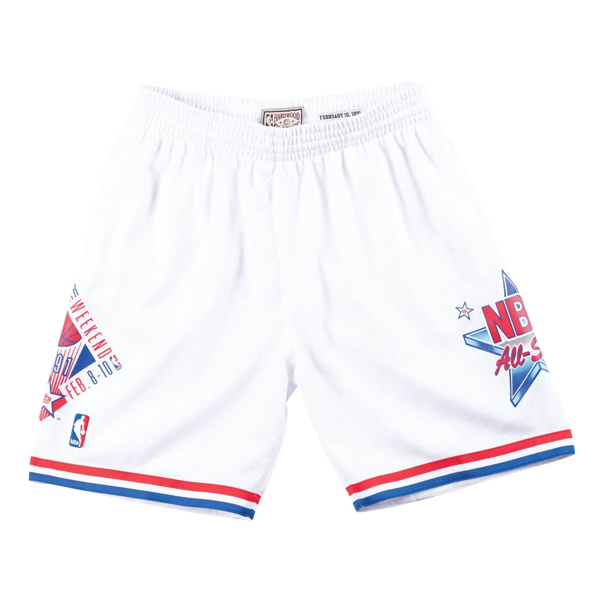 Mitchell & Ness NBA Swingman Shorts All-Star East 1991 'White' SMSHEL18011-ASEWHIT91