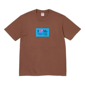 Supreme SS26 Alone Time T-Shirt 'Brown' SUP-SS26-163-BRN