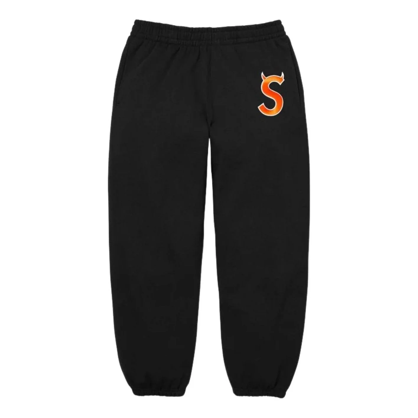 Supreme SS26 Devil S Logo Sweatpant 'Black' SUP-SS26-139-BLK
