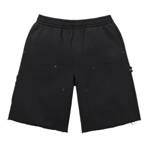Supreme SS26 Double Knee Painter Sweatshort 'Black' SUP-SS26-204-BLK