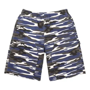 Supreme SS26 Double Knee Painter Sweatshort 'Blue Camo' SUP-SS26-204-BMO
