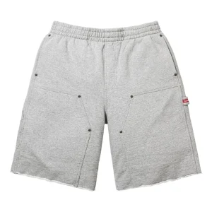 Supreme SS26 Double Knee Painter Sweatshort 'Heather Grey' SUP-SS26-204-GRY
