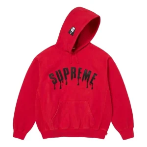 Supreme x Ghostface SS26 Arc Hooded Sweatshirt 'Red' SUP-SS26-207-RED