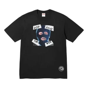 Supreme SS26 God Save Us T-Shirt 'Black' SUP-SS26-162-BLK