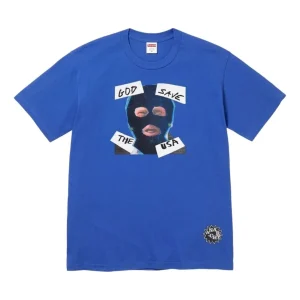 Supreme SS26 God Save Us T-Shirt 'Royal' SUP-SS26-162-RYL