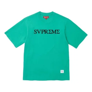 Supreme SS26 Greek S/S T-shirt 'Aqua' SUP-SS26-290-PINE