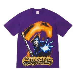 Supreme SS26 Grim Reaper T-Shirt 'Purple' SUP-SS26-159-PUR