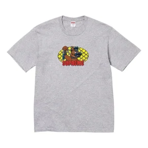 Supreme SS26 Leash T-Shirt 'Heather Grey' SUP-SS26-359-GRY