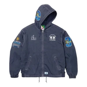 Supreme x La Martina SS26 Lightweight Hooded Jacket 'Navy' SUP-SS26-319-NVY