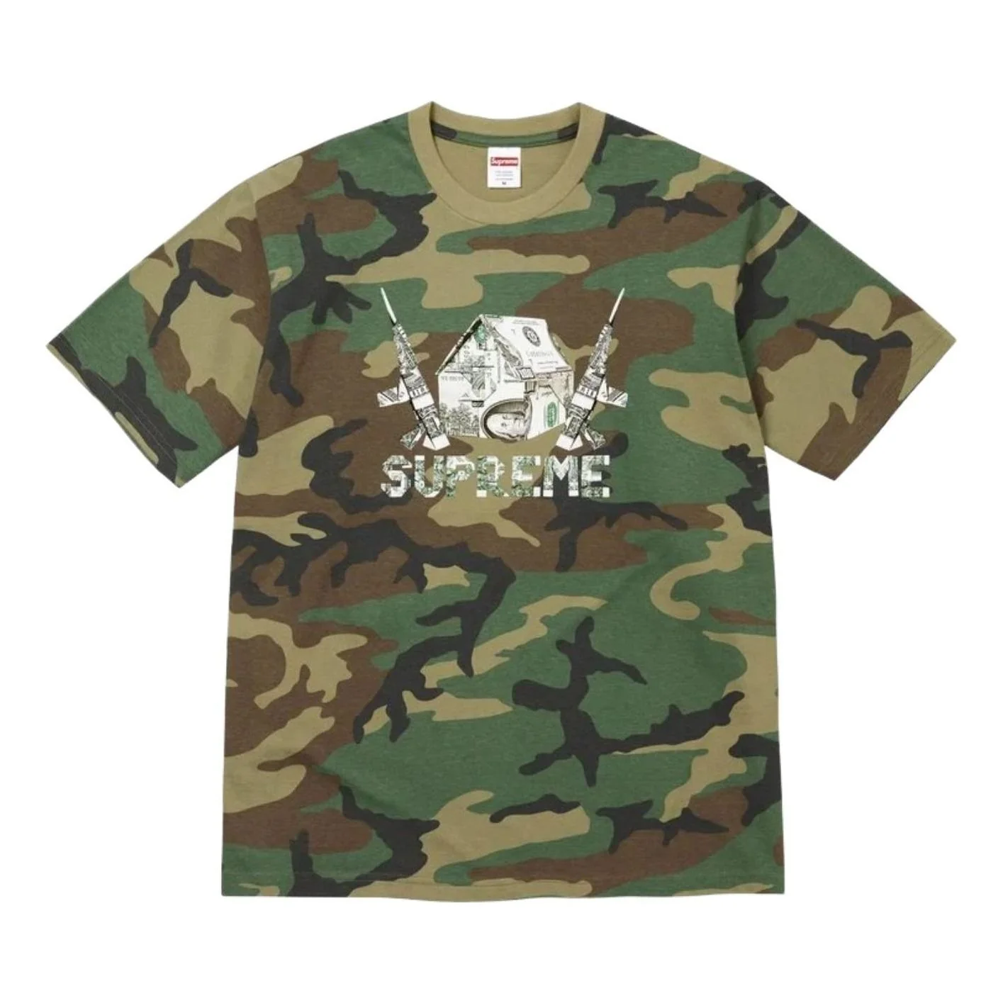 Supreme SS26 Origami T-Shirt 'Woodland Camo' SUP-SS26-160-CAM