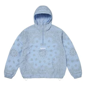 Supreme SS26 Reflective Bandana Anorak 'Light Blue' SUP-SS26-293-BLU