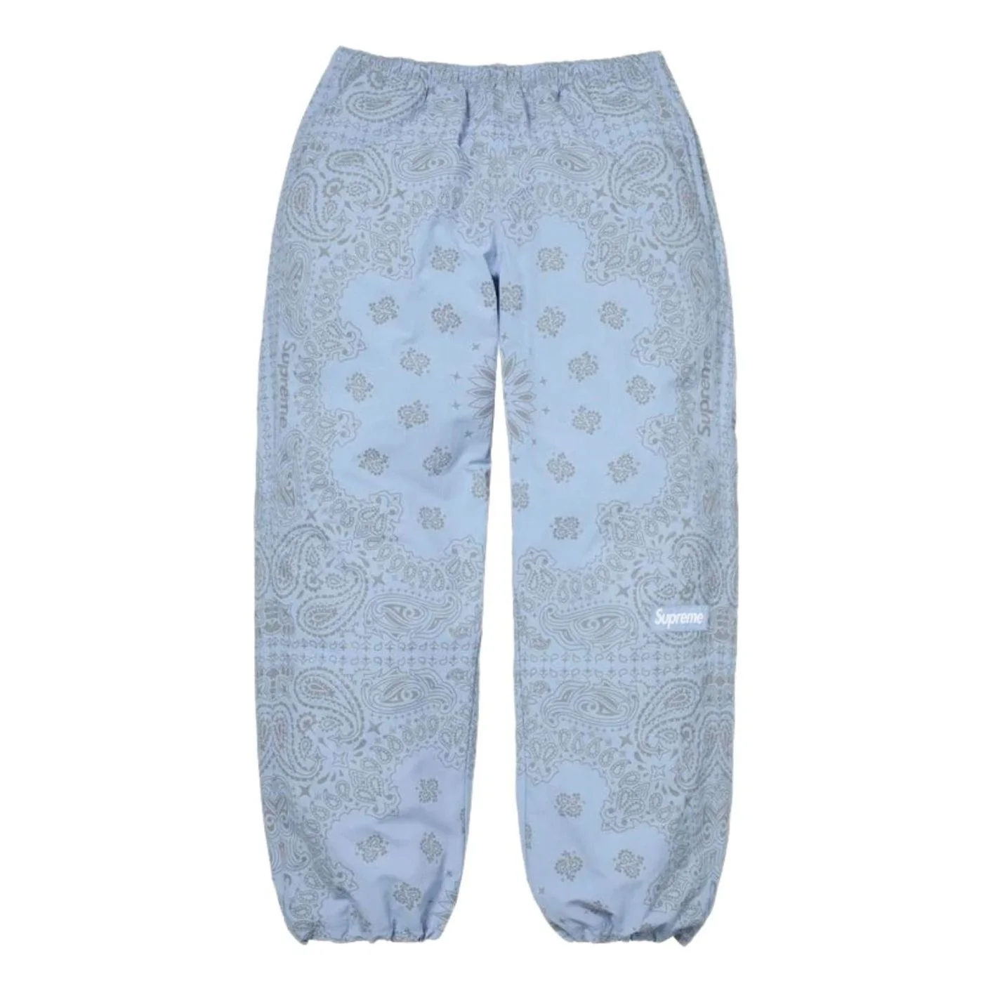 Supreme SS26 Reflective Bandana Track Pant 'Light Blue' SUP-SS26-295-BLU