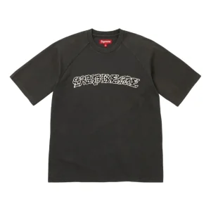 Supreme SS26 Rhinestone Raglan S/S T-Shirt 'Black' SUP-SS26-135-BLK