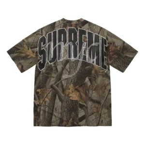 Supreme SS26 Rhinestone Script S/S T-Shirt 'Realtree Hardwoods Camo' SUP-SS26-324-CMO
