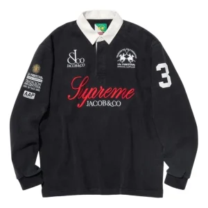 Supreme x La Martina SS26 Rugby 'Black' SUP-SS26-317-BLK