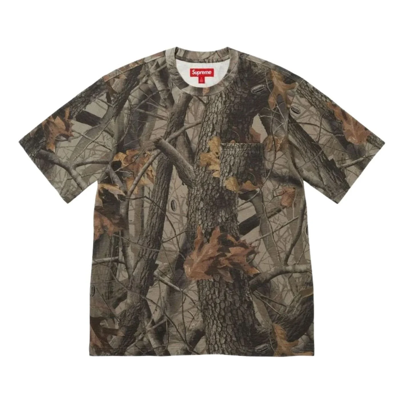 Supreme SS26 S/S Pocket T-Shirt 'Woodland Camo' SUP-SS26-141-CAM