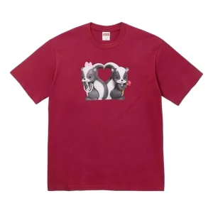 Supreme SS26 Skunk T-Shirt 'Cardinal' SUP-SS26-351-CRD
