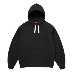 Supreme SS26 Small Box Drawcord Hooded Sweatshirt 'Black' SUP-SS26-021-BLK