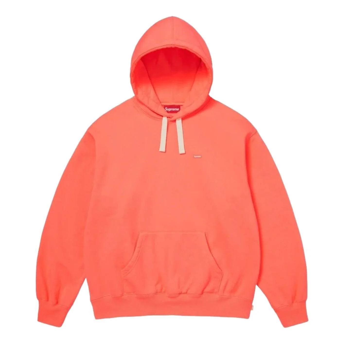 Supreme SS26 Small Box Drawcord Hooded Sweatshirt 'Fluorescent Pink' SUP-SS26-021-FLUSCNTPNK