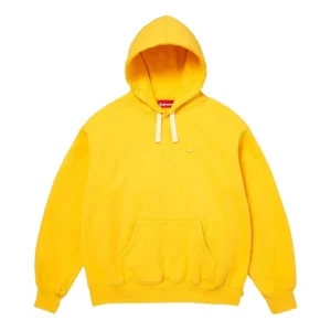 Supreme SS26 Small Box Drawcord Hooded Sweatshirt 'Yellow' SUP-SS26-021-YEL