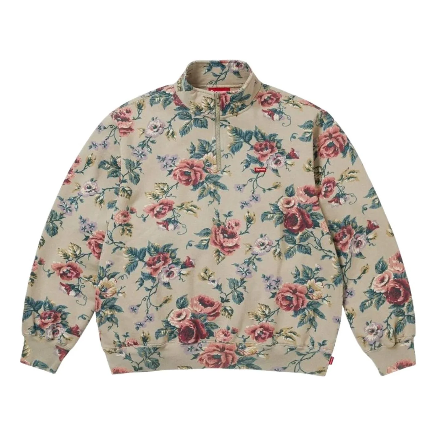 Supreme SS26 Small Box Half Zip Pullover 'Floral' SUP-SS26-200-FRL