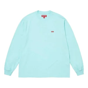 Supreme SS26 Small Box L/S T-Shirt 'Cyan' SUP-SS26-017-CYAN