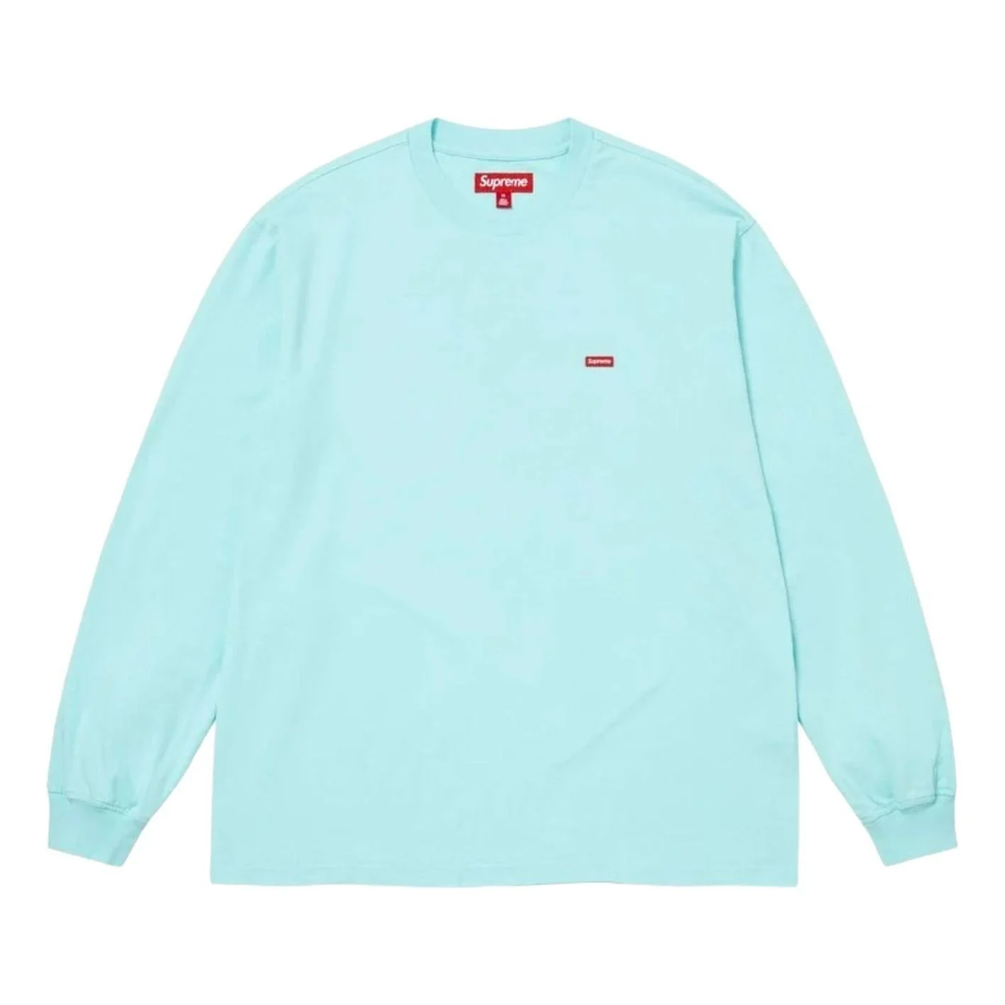 Supreme SS26 Small Box L/S T-Shirt 'Cyan' SUP-SS26-017-CYAN