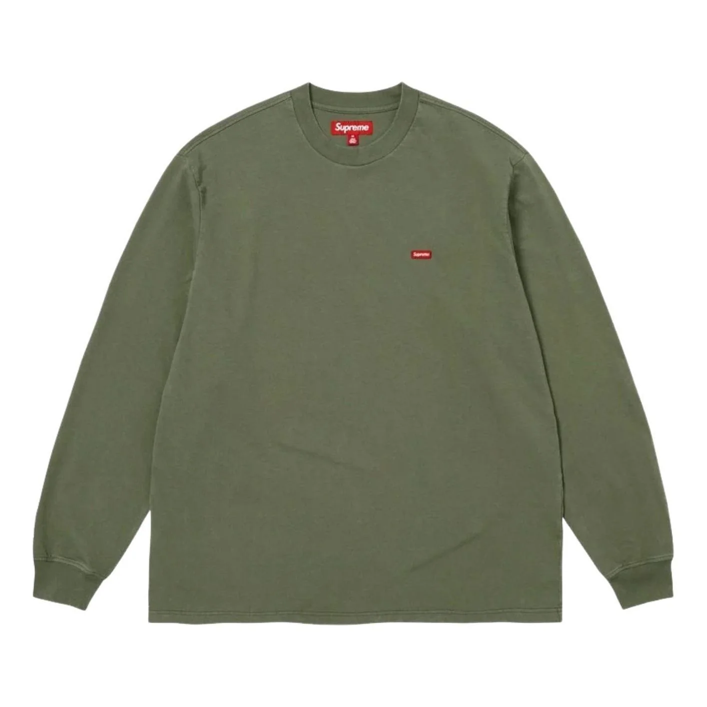 Supreme SS26 Small Box L/S T-Shirt 'Dark Olive' SUP-SS26-017-DRKOLV