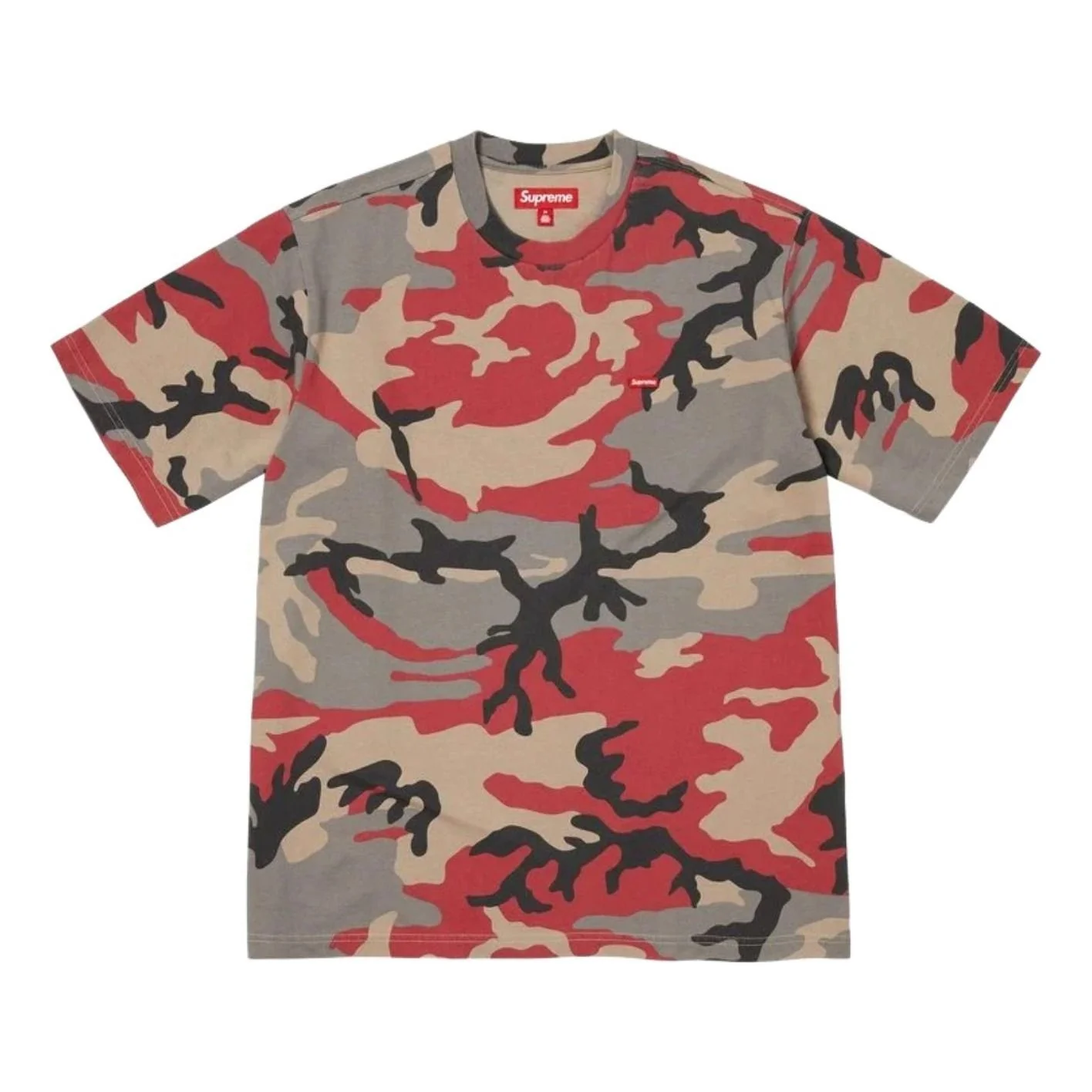 Supreme SS26 Small Box T-Shirt 'Red Camo' SUP-SS26-202-RAM