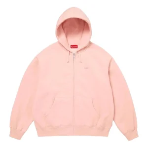 Supreme SS26 Small Box Zip Up Hooded Sweatshirt 'Light Pink' SUP-SS26-122-PNK