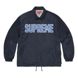 Supreme SS26 Spellout Coaches Jacket 'Navy' SUP-SS26-203-NVY