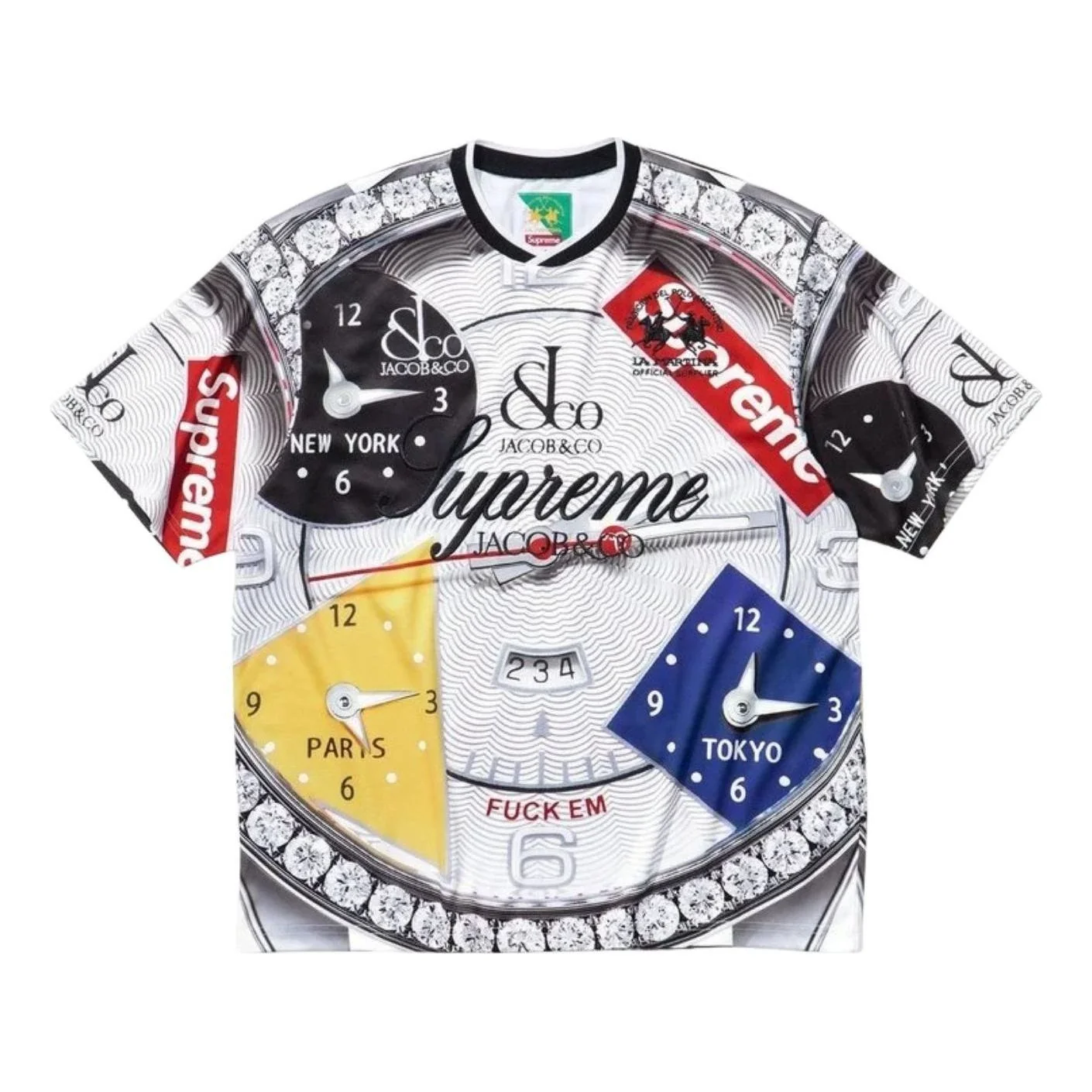 Supreme x La Martina SS26 Soccer Jersey 'White' SUP-SS26-316-WHT