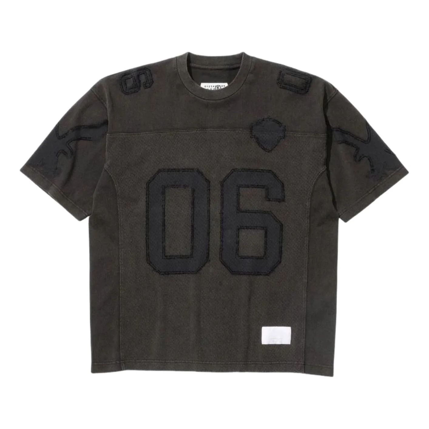 Supreme x MM6 Maison Margiela Cotton Football Jersey 'Black' SUP-SS26-102-BLK