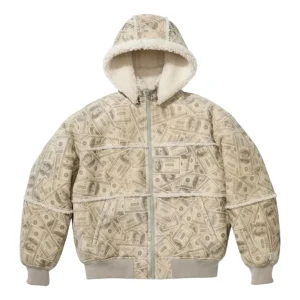 Supreme x MM6 Maison Margiela Hooded Shearling Bomber Jacket 'White' SUP-SS26-107-WHT