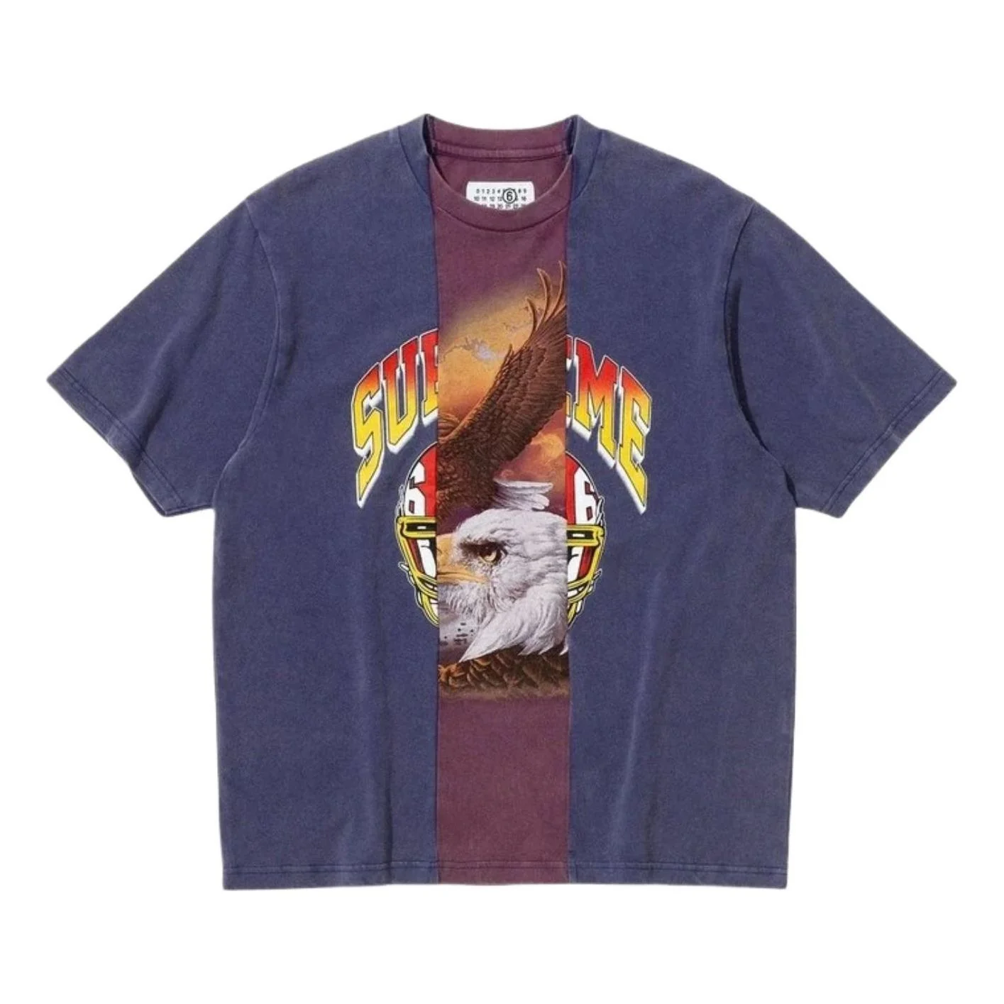 Supreme x MM6 Maison Margiela Split S/S T-Shirt 'Navy' SUP-SS26-104-NVY