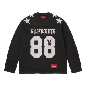 Supreme x Playboy SS26 L/S Football T-Shirt 'Black' SUP-SS26-043-BLK