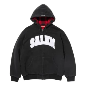 Supreme x SALEM SS26 Zip Up Hooded Sweatshirt 'Black' SUP-SS26-270-BLK