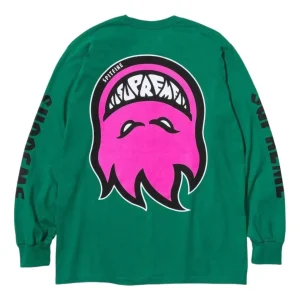 Supreme x Spitfire SS26 Bighead L/S T-Shirt 'Green' SUP-SS26-335-GRN