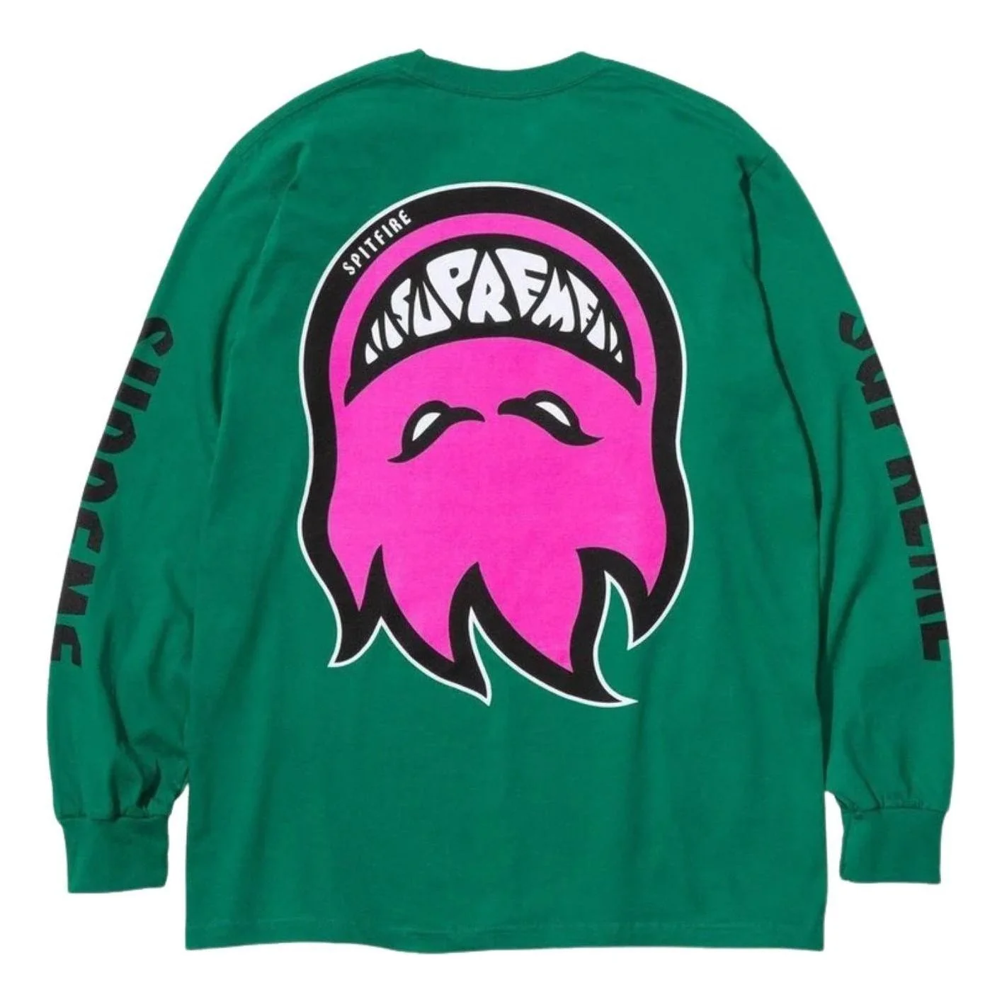 Supreme x Spitfire SS26 Bighead L/S T-Shirt 'Green' SUP-SS26-335-GRN